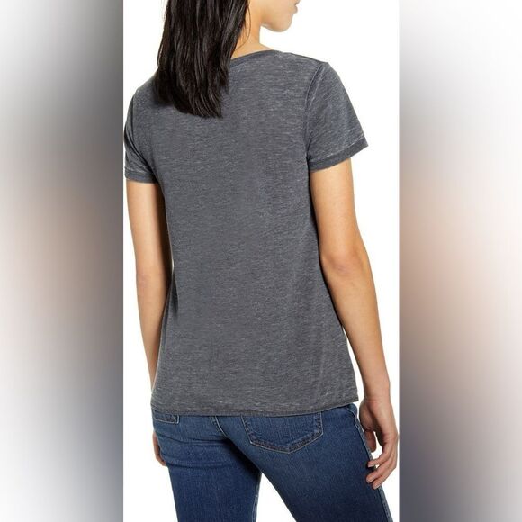 Caslon | Burnout Side Tie T-Shirt - Picture 2 of 5